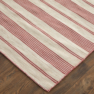 Weave & Wander Granberg Eco-Friendly PET Rug, Red, 10' X 14'