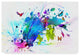 "Explosion-Blue" by Ata Alishahi, Canvas Art, 30"x47"