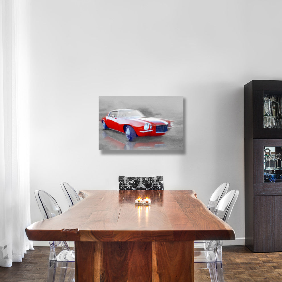 "1970 Chevy Camaro Watercolor" Fine Art Print
