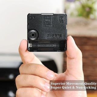 Small Retro Wall Clock, 10" Non Ticking Classic Silent Vintage Wall Clocks