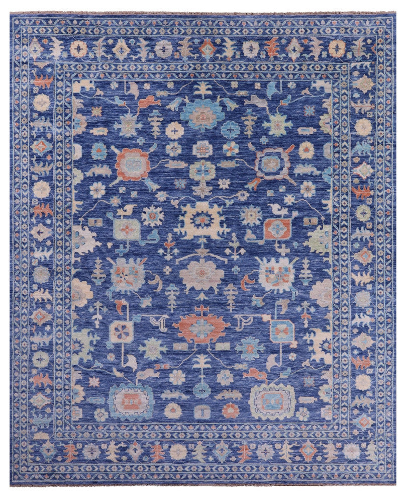 Handmade Turkish Oushak Wool Rug 12' 0" X 15' 0" - Q13482