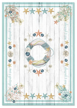Laural Home Coastal Christmas Tablecloth, 70" X 84"