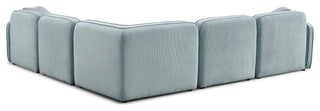 Travie Modular L-Sectional, Light Green
