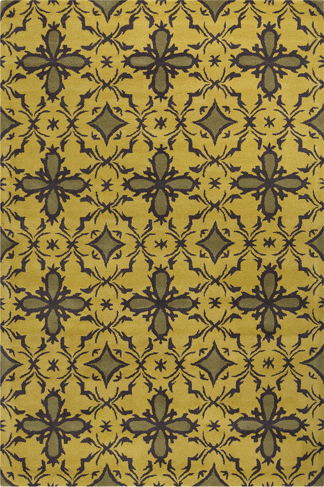 Allie Abstract Contemporary Area Rug, 8'x10'