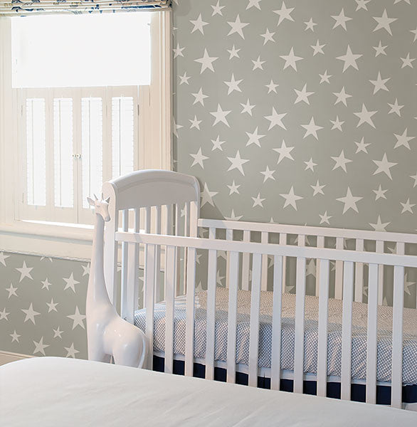 Stars Peel and Stick Wallpaper, 4 Rolls