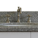 Messina Double Handle Brush Nickel High Arc Faucet With Drain Assembly