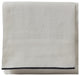 Tyne Linen Ivory-Asphalt Emb Sheet Set, King Pair