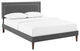 Virginia Queen Platform Bed with Squared Tapered Legs