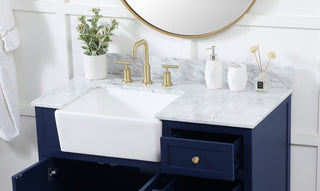 42" Backsplash, Carrara White