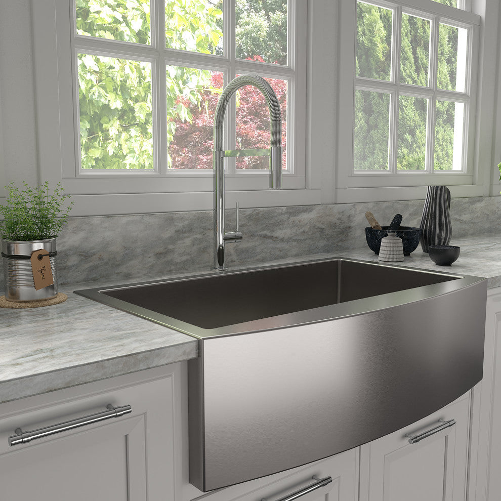 ZLINE Incline Kitchen Faucet, Chrome, INC-KF-CH