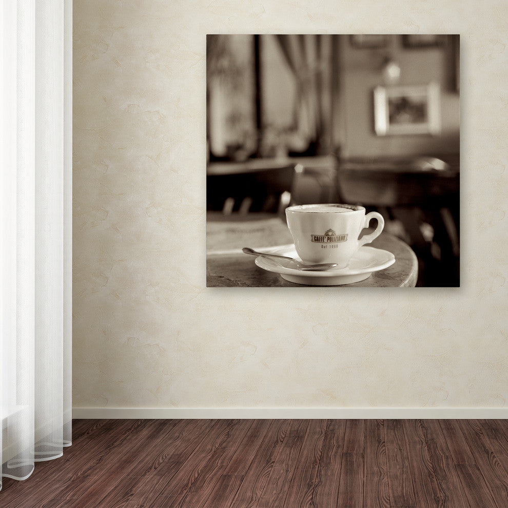 Alan Blaustein ''Tuscany Caffe IV'' Canvas Art, 18x18