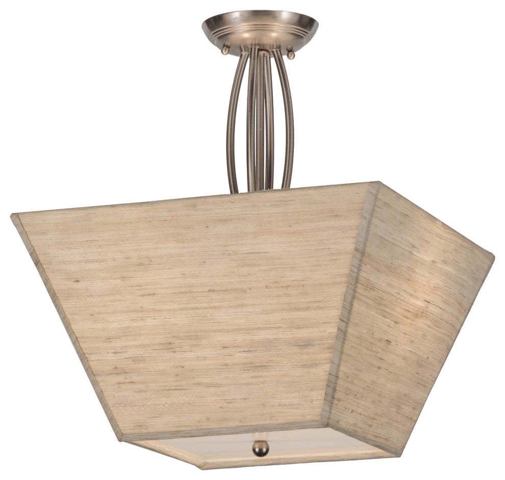 16 Square Cesta Semi-Flushmount