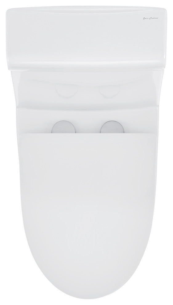 Hugo One Piece Elongated Toilet, Touchless