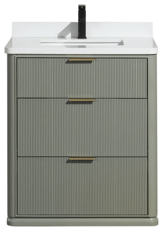 Ari Kitchen and Bath Aria 30" Freestanding Bathroom Vanity Sage