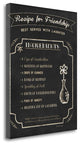 "Recipe For Friendship" By Jennifer Pugh, Giclee Print on Gallery Wrap Canvas
