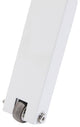 LeisureMod Marlin Patio Chaise Lounge Chair White Arms Set of 2, White