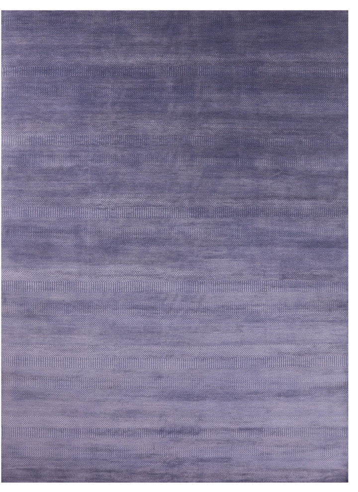 9' 2" X 12' 4" Savannah Grass Wool and Silk Handmade Rug Q11443