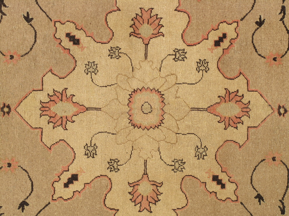 Consigned Indian Carpet Rug, 9'x11'6"