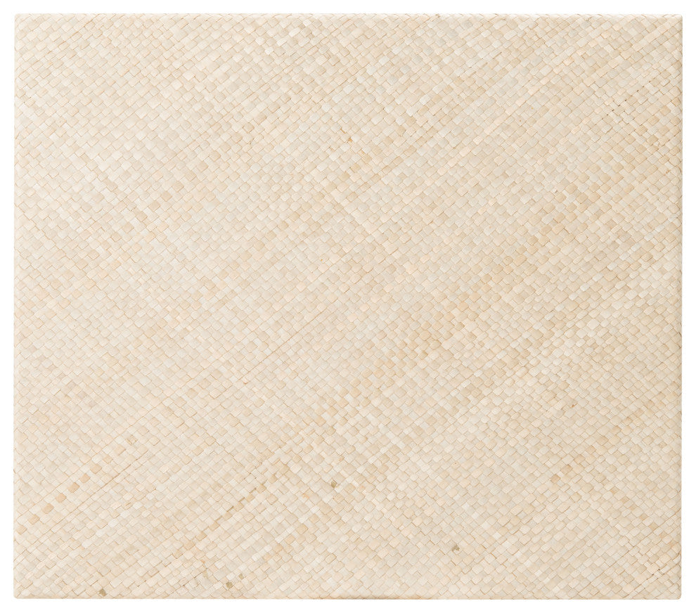 Safavieh Apis Raffia 2 Shelf Accent Table, Light Natural
