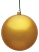 Vickerman N591537DCV 6" Honey Gold Candy Ball Ornament