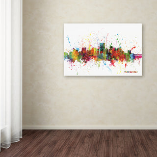 Michael Tompsett 'Richmond Virginia Skyline' Canvas Art, 30" x 47"