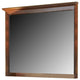 A-America Westlake Master Mirror, Brown Cherry