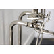 CCK246K6 Freestanding Tub Faucet Package With Supply Line, Polished Nickel