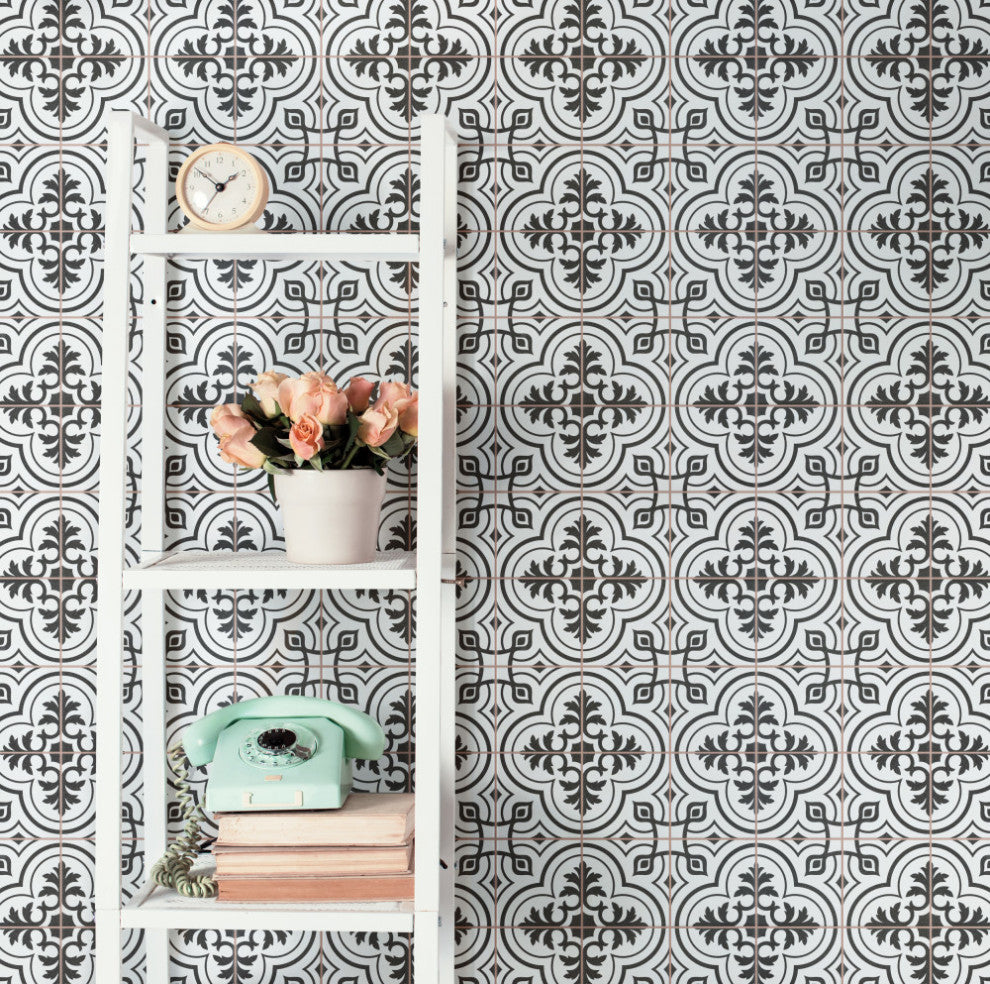 Harmonia Vintage White Ceramic Floor and Wall Tile