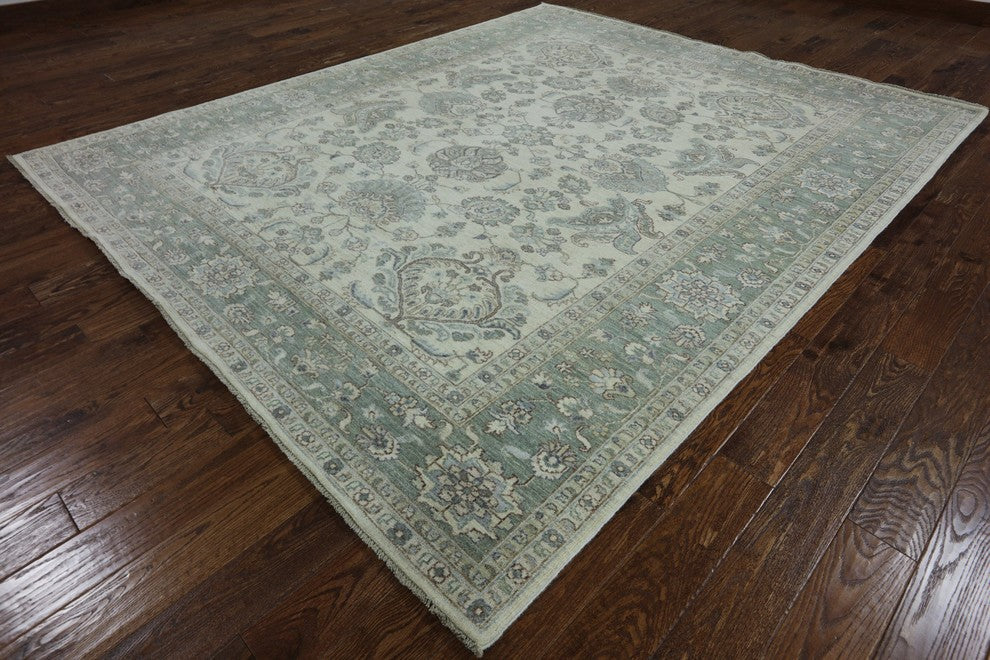Floral Handmade Peshawar Oriental Area Rug 8'x10', MC568