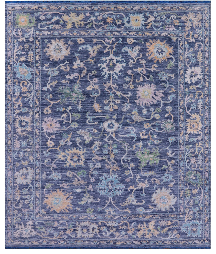 8' 1" X 9' 6" Turkish Oushak Handmade Wool Rug - Q13296