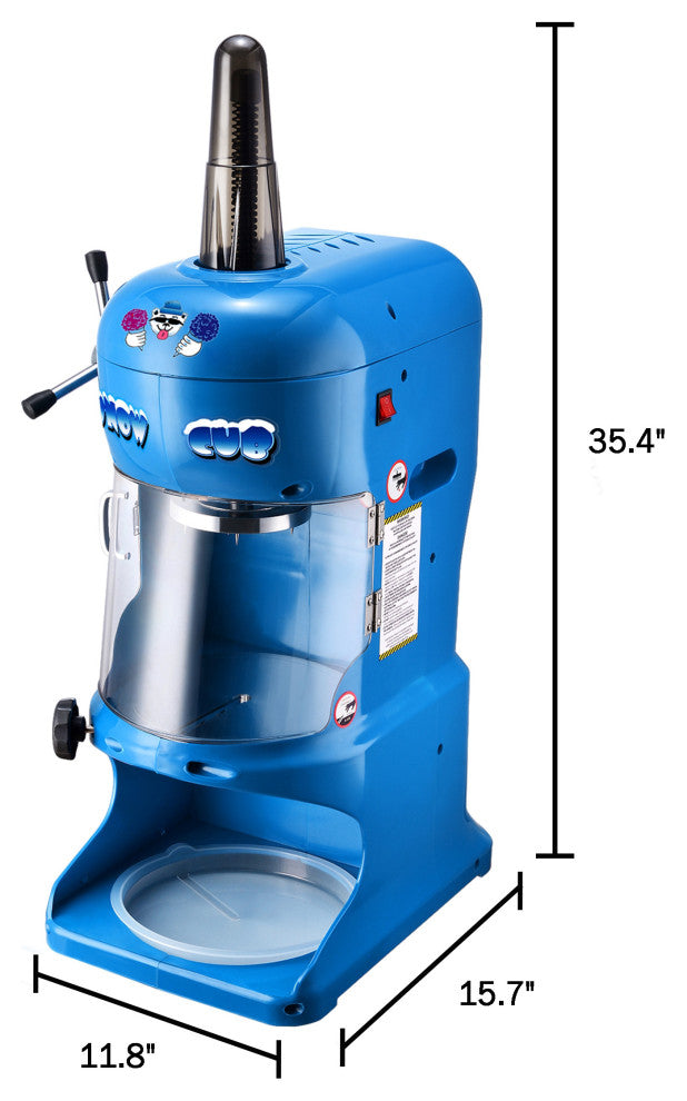 Snow Cone Machine Electric Block Ice Shaver, Snow Cone Maker