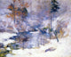 John Twachtman Winter Harmony Wall Decal