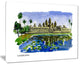 "Cambodia Vector Illustration" Canvas Print