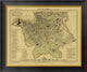 "Rome, 1883 - Tea Stained" Framed Canvas Giclee by Letts Son and Co, 26"x22"