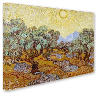 Vincent van Gogh 'Olive Trees 1889' Canvas Art, 19x14
