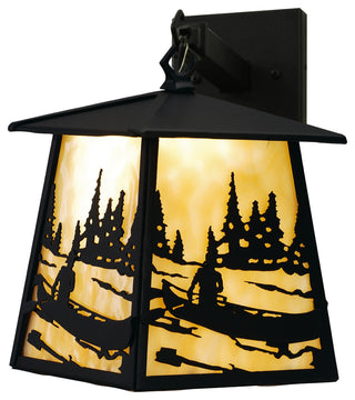 7.5W Canoe At Lake Hanging Wall Sconce