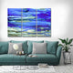 Ready2HangArt 'Ocean Blue' Canvas Wall Decor Set, 40"x60" 3-Panels