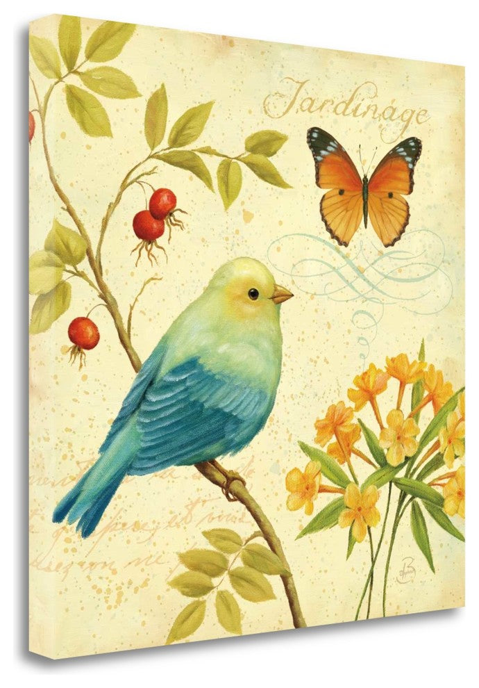 "Garden Passion I" By Daphne Brissonnet, Giclee Print on Gallery Wrap Canvas