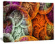 Multi Color Dramatic Clouds, Oversized Abstract Canvas Art Print, 60x40