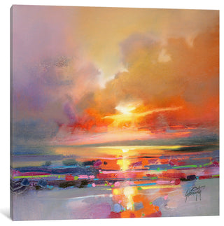 "Diminuendo Sky Study III" by Scott Naismith, 26x26x1.5"