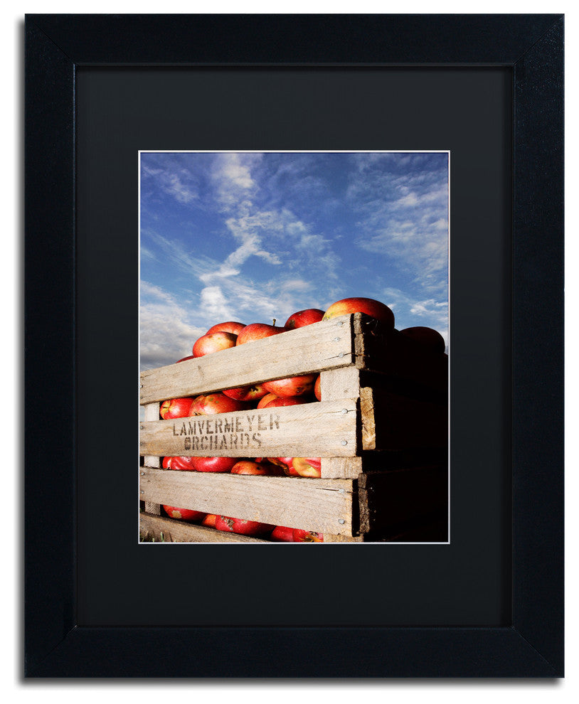 Jason Shaffer 'Orchard' Matted Framed Art, Black Frame, Black Mat, 11x14