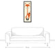 Mod Fox 12x36 Black Framed Canvas