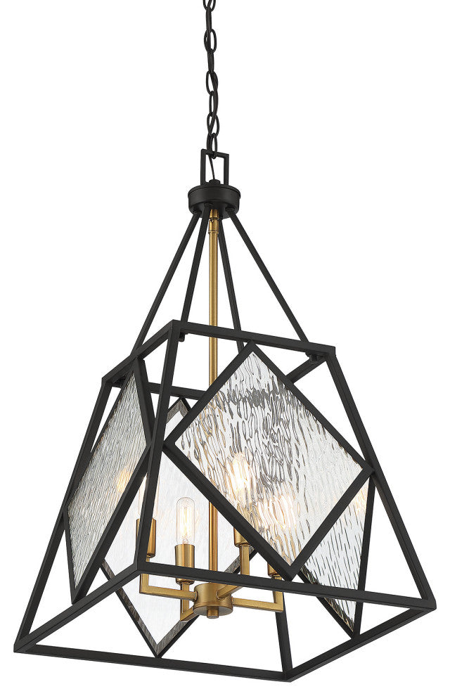 Savoy House Capella 4-LT Linear Chandelier 7-5402-4-79 - Warm Brass