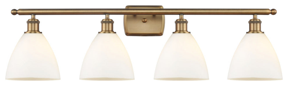 Innovations 516-4W-BB-GBD-751-LED 4 Light Bath Vanity Light, Brushed Brass