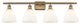 Innovations 516-4W-BB-GBD-751-LED 4 Light Bath Vanity Light, Brushed Brass