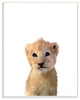 Cute Baby Lion Animal Kids Painting, 10"x15"