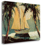 "Sailboat, Santa Barbara" By Frederick Alexander Pawla, Gallery Wrap Canvas