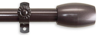 Julie Multi Angle Ceiling Rod 120-170", Cocoa, Two Sided