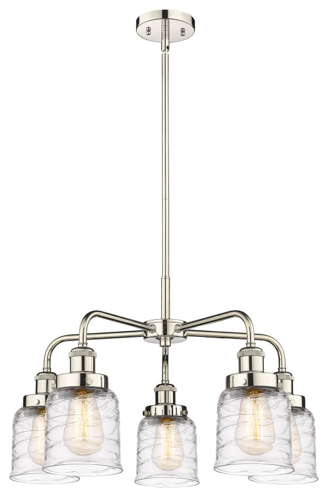 Innovations Cone 5 23" Chandelier Polished Nickel