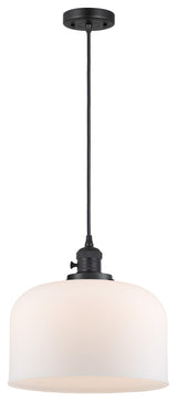 INNOVATIONS 201CSW-BK-G71-L 1-Light Mini Pendant Matte Black